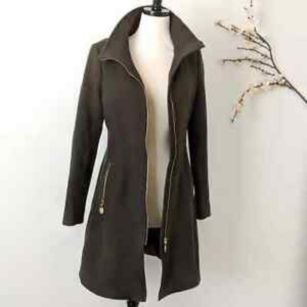 Elie Tahari Olive Green coat